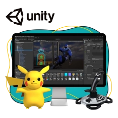 Мир игр на Unity 2D на популярном движке + AI-помощники - КИБЕРшкола программирования для детей, компьютерные курсы для школьников, начинающих и подростков - KIBERone г. Белая Калитва
